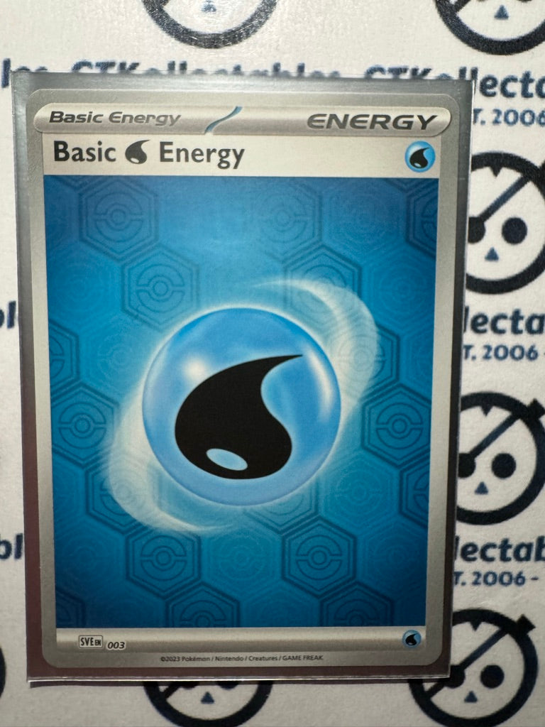Water Energy Reverse Holo #003 2024 Shrouded Fable Pokemon TCG