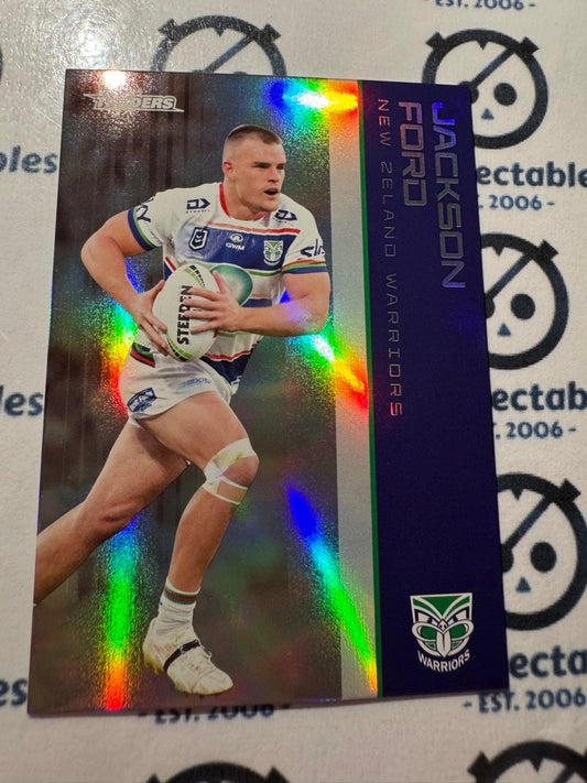 2025 NRL Traders Silver Parallel PS 139 JACKSON FORD WARRIORS