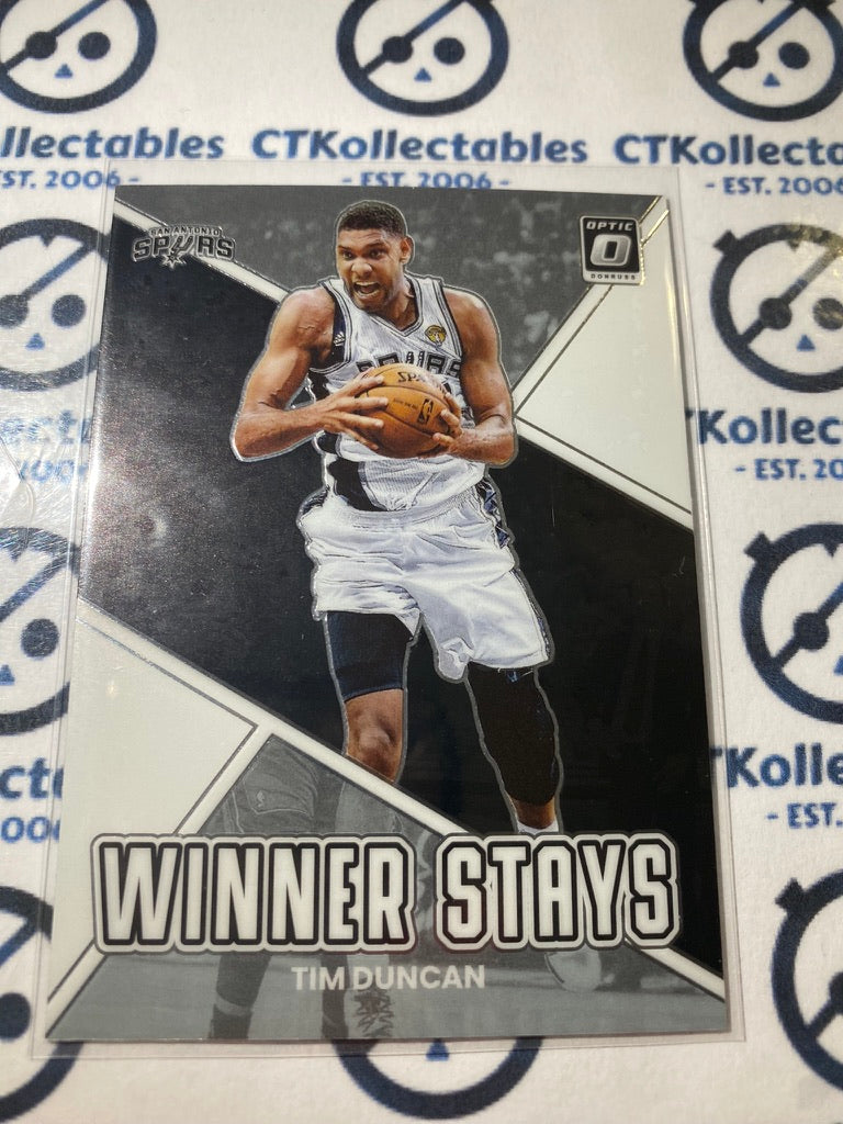 2022-23 NBA Optic Winner Stays Tim Duncan #4 Spurs