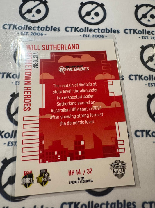 24/25 TLA Cricket Traders Will Sutherland Hometown Heroes HH14/32