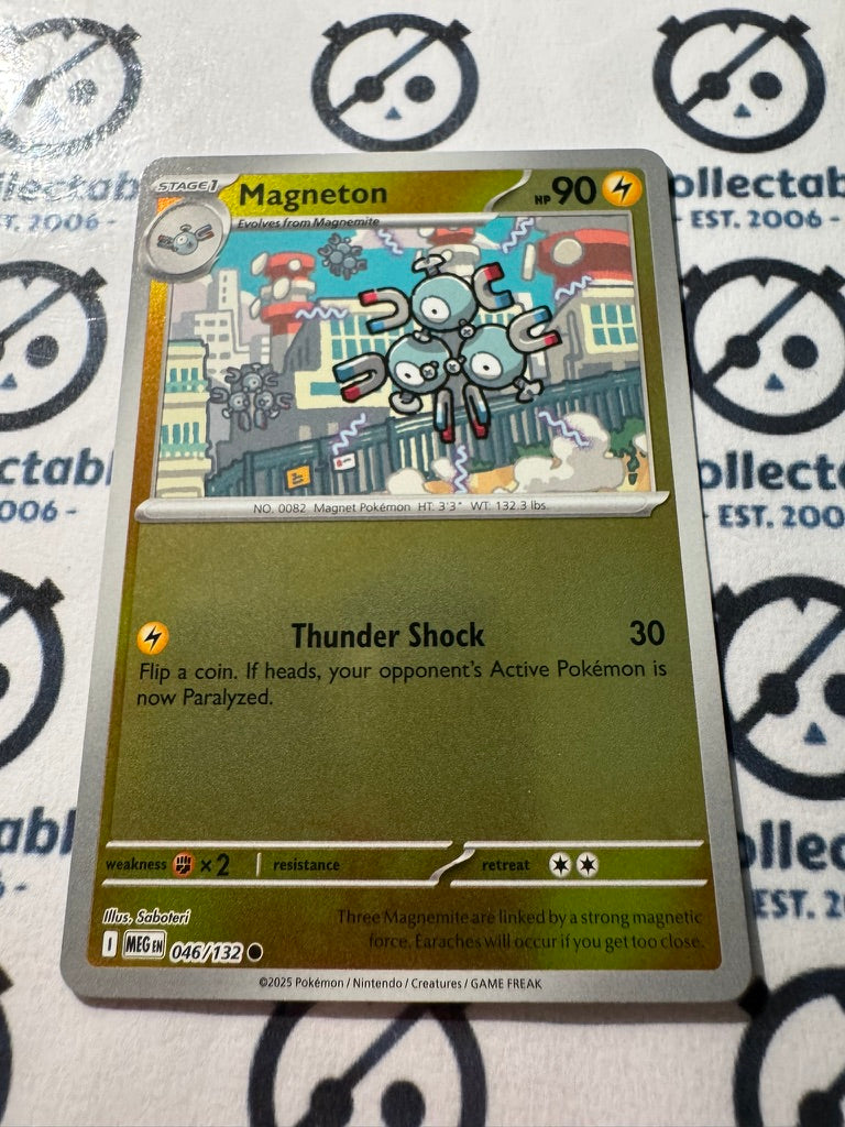 Magneton Reverse Holo #046/132 Mega Evolution Pokemon