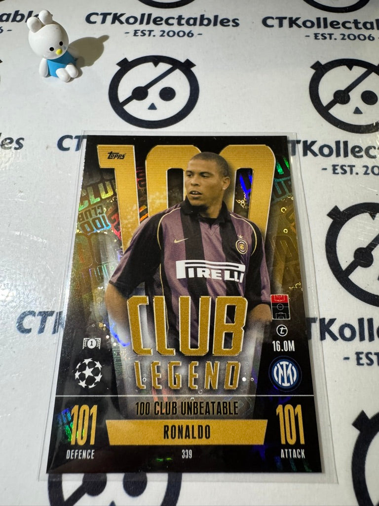 2023-24 TOPPS MATCH ATTAX RONALDO 100 CLUB LEGEND #339