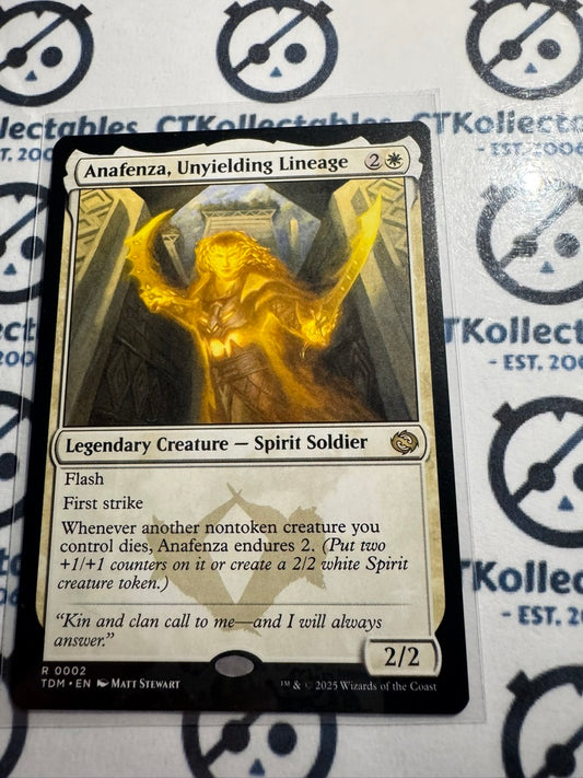 Magic The Gathering Tarkir Dragonstorm 0002 Anafenza, Unyielding Lineage R
