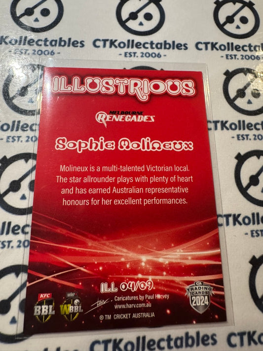 2024/25 TLA Cricket Traders Sophie Molineux Illustrious Special ILL04/09