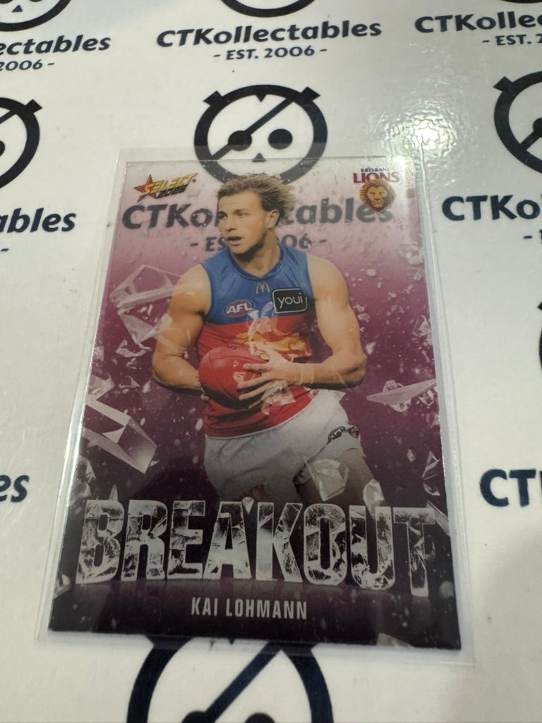 2025 AFL Footy Stars Breakout Kai Lohmann #B9 Lions