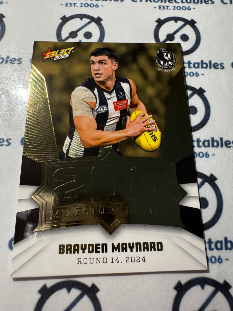 2025 AFL Footy Stars Milestone Brayden Maynard MG24 Magpies