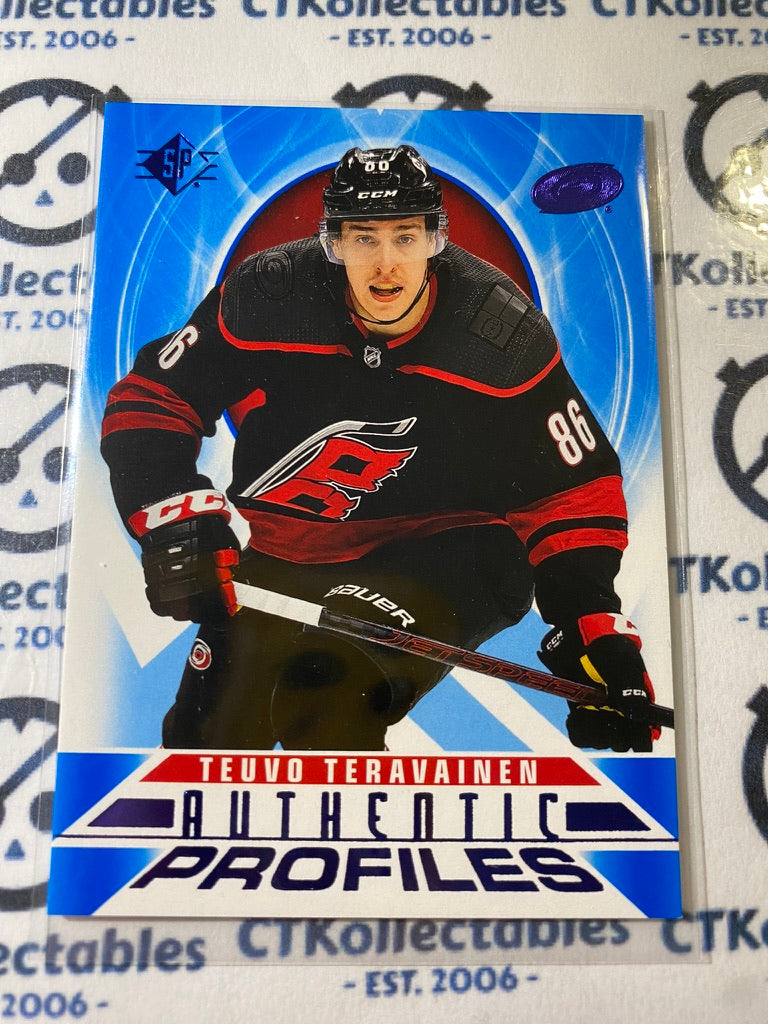 2020-21 SP Authentic Teuvo Teravainen SP Rookie Authentic Profiles #AF-11