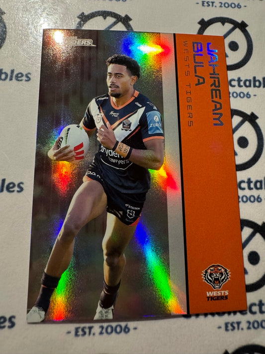 2025 NRL Traders Silver Parallel PS 146 JAHREAM BULA WESTS TIGERS