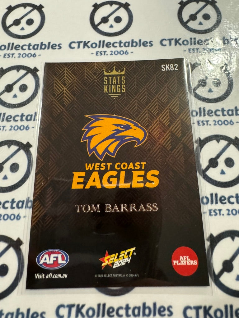 2024 AFL Footy Stars Stats Kings - SK82 Tom Barrass Eagles