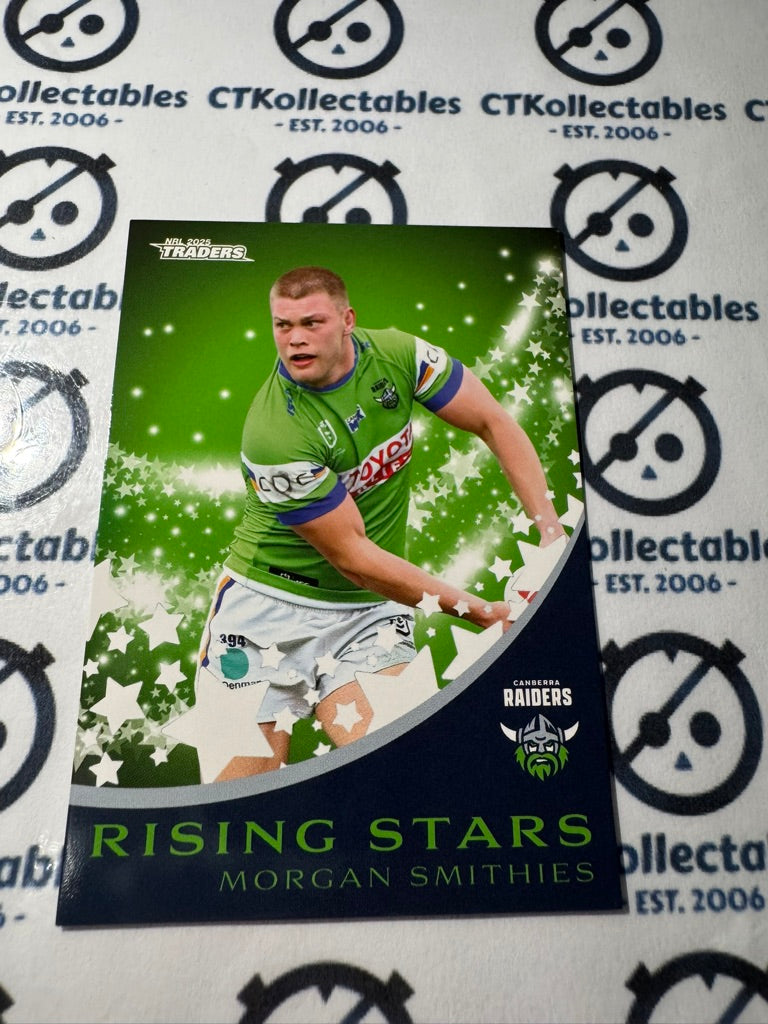 2025 NRL Traders Rising Stars RS 04 / 51 RAIDERS MORGAN SMITHIES