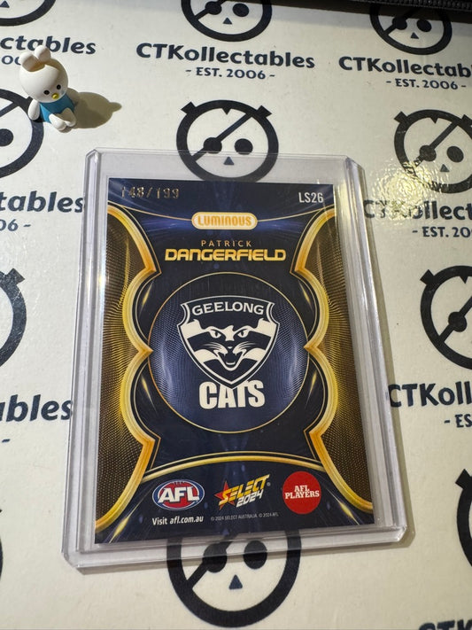 2024 AFL Footy Stars Luminous Superstars Patrick Dangerfield #148/199 Cats