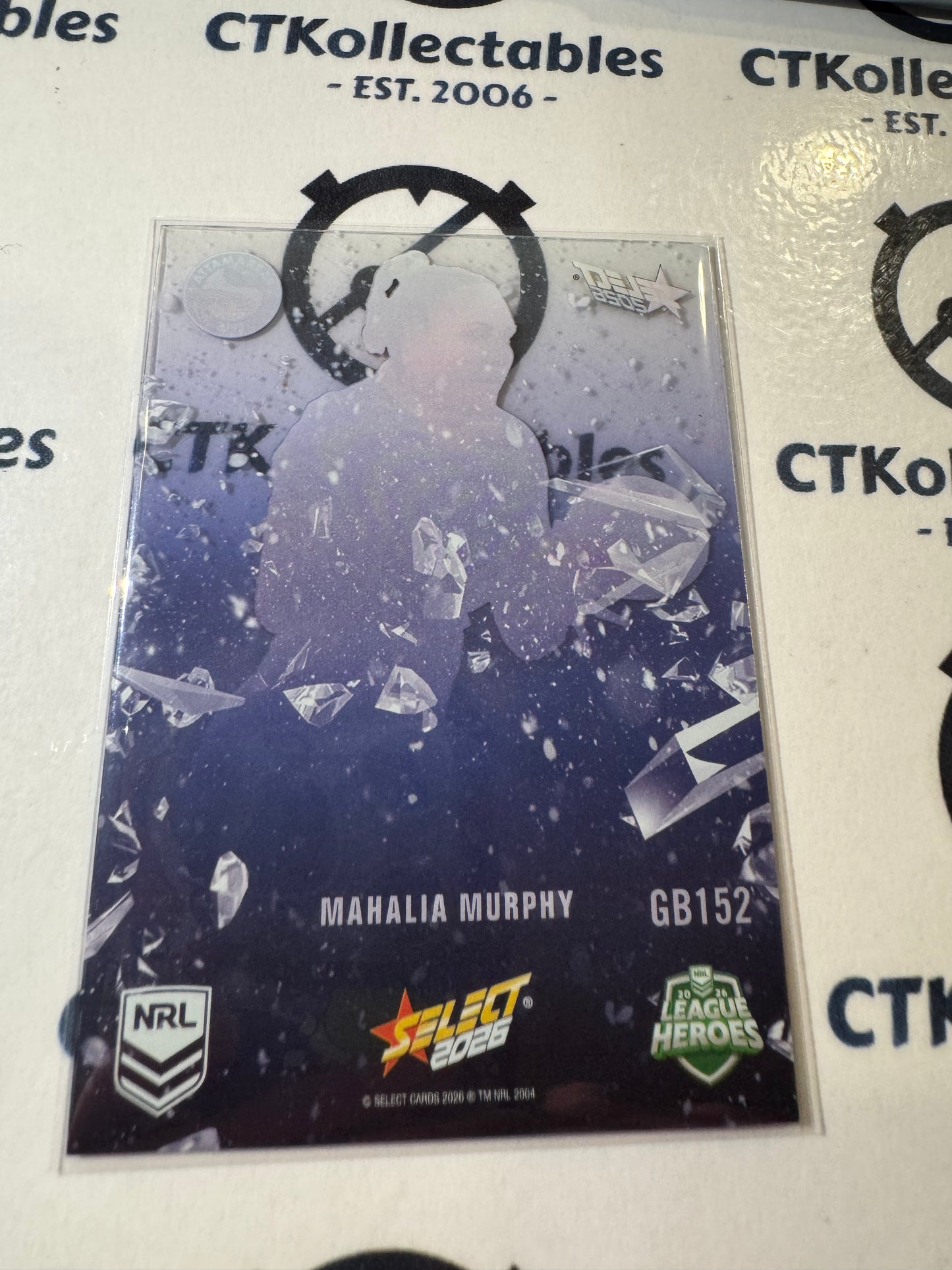 2026 Select NRL League Heroes Game Breakers #GB152 Mahalia Murphy Eels