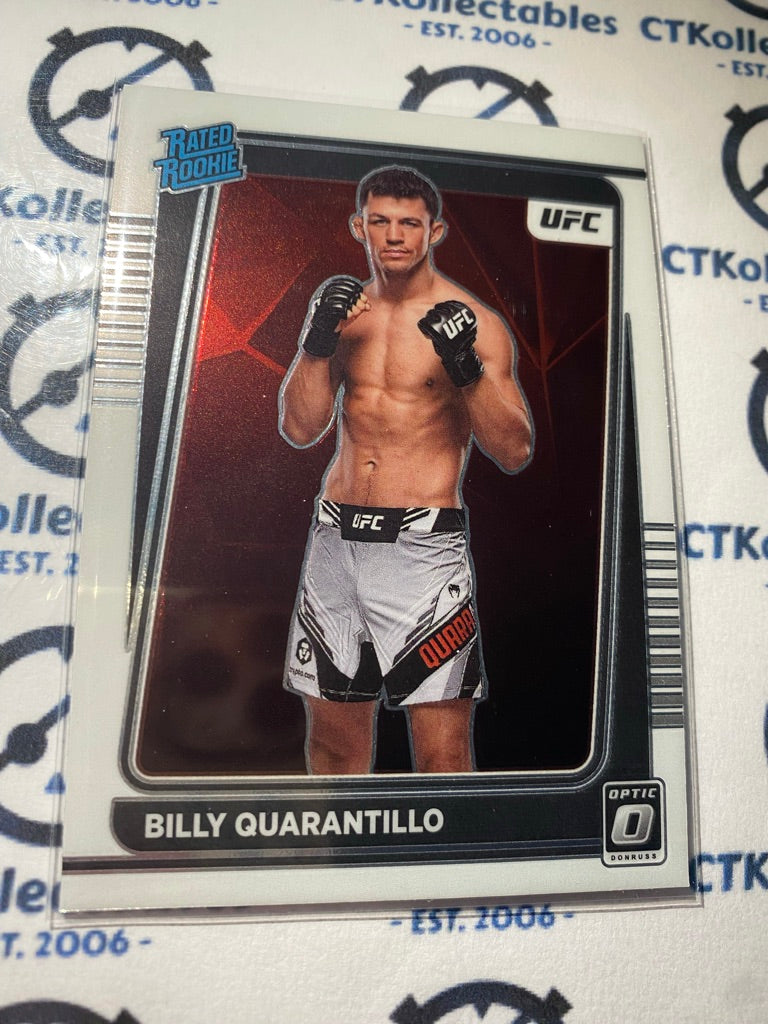 2022 UFC Panini Optic Rated Rookie Billy Quarantillo #107 Featherweight