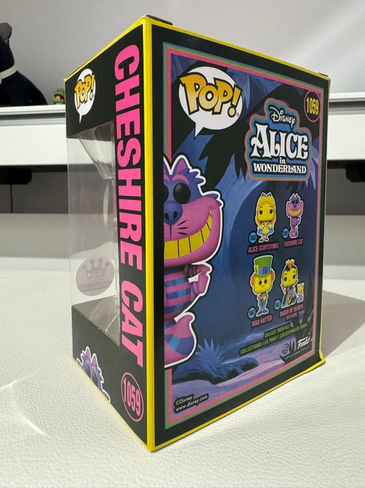 Funko Pop! Vinyl-Cheshire Cat Black Light Pop 1059- Alice in Wonderland -Vaulted