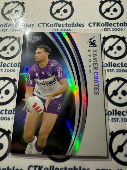2024 NRL TLA Elite Pearl Silver - P065 Xavier Coates Storm