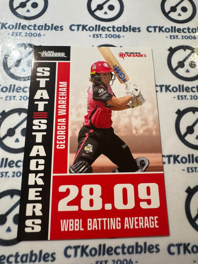 24/25 TLA Cricket Traders Georgia Wareham Stat Stackers SS24/40 Renegades