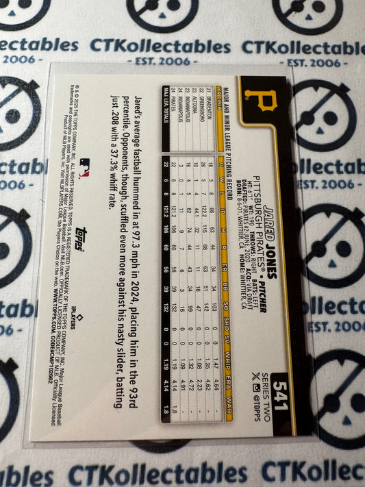 2025 Topps Series 2 Baseball Jared Jones Future Stars #541 Pirates