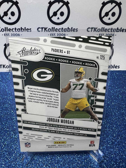 2024 NFL Panini Absolute Rookie RC #125 Jordan Morgan Green Bay Packers