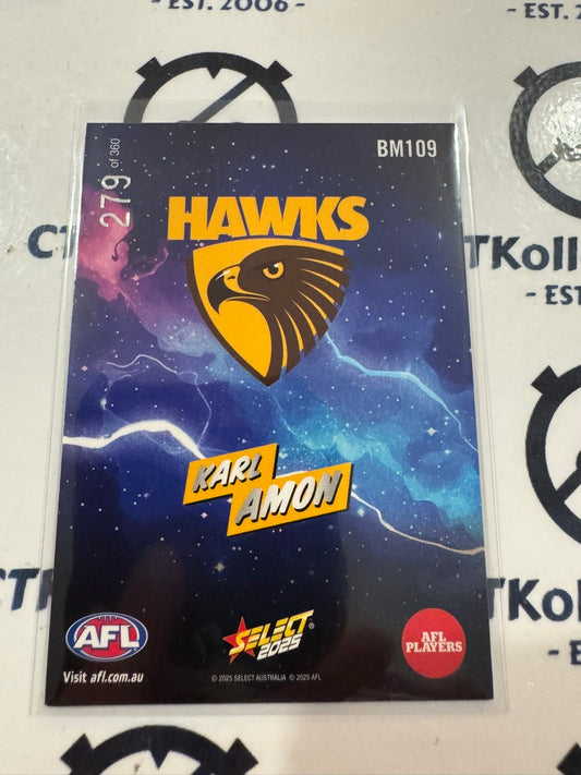 2025 AFL Footy Stars Luminous Karl Amon BOOM! #BM109 #279/360