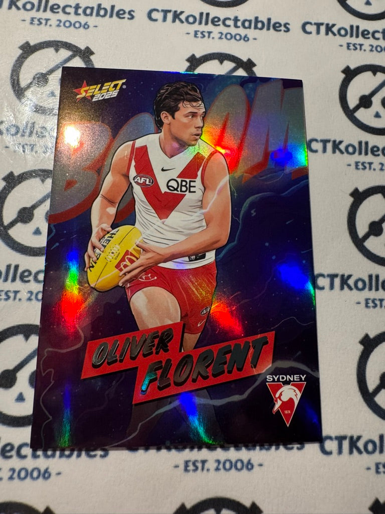 2025 AFL Footy Stars BOOM! Oliver Florent #074/360 Swans BM183