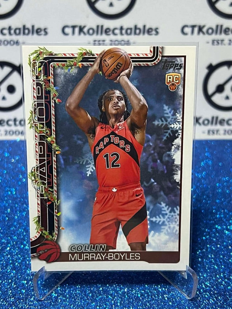 2025-26 Topps Holiday NBA #H169 Collin Murray-Boyles Toronto Raptors RC