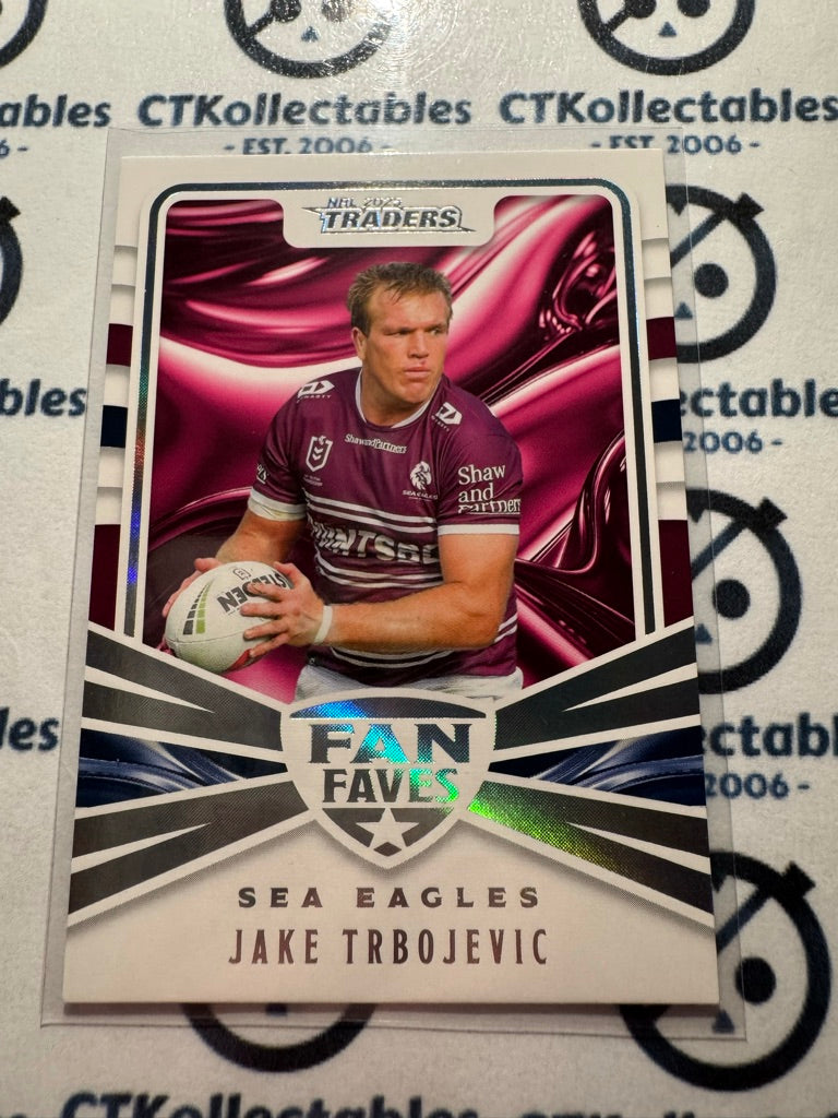 2025 NRL Traders Fan Faves FF 20 / 51 Sea Eagles Jake Trbojevic