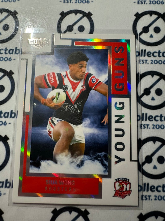 2024 NRL TLA Elite Young Guns - Siua Wong #046/206 YG30/34 Roosters