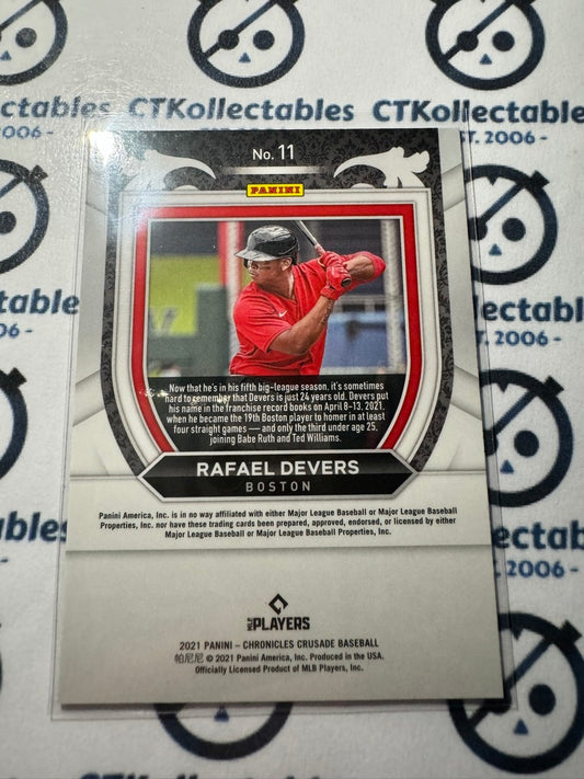 2021 Chronicles MLB Baseball Crusade Rafael Devers #11 Base
