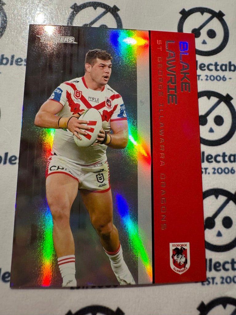 2025 NRL Traders Silver Parallel PS 122 BLAKE LAWRIE DRAGONS