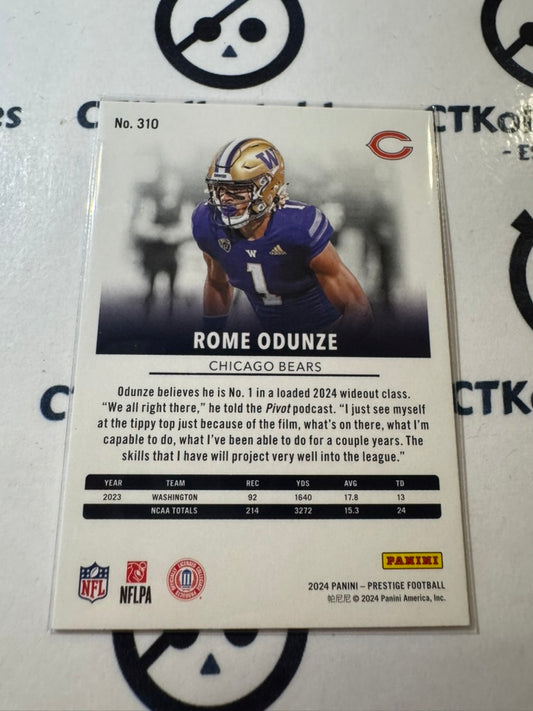 2024 NFL Prestige Rookie Card #310 Rome Odunze Chicago Bears