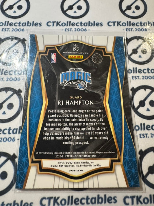 2020-21 NBA Select Rj Hampton rookie RC Blue Prizm Premier Level #195 Magic