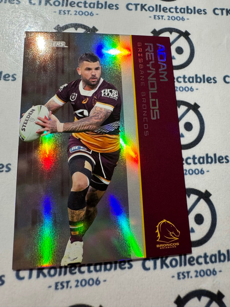 2025 NRL Traders Silver Parallel PS 007 ADAM REYNOLDS BRONCOS