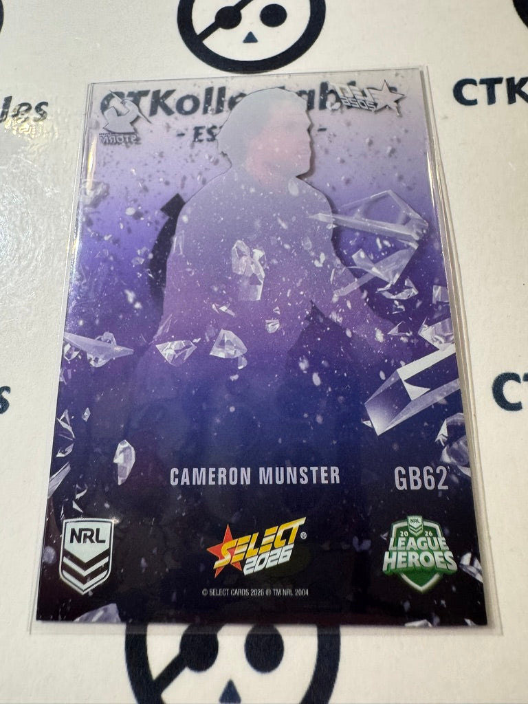 2026 Select NRL League Heroes Game Breakers #GB62 Cameron Munster Storm