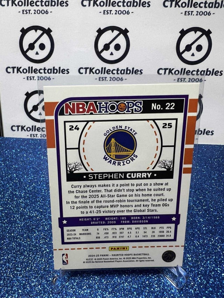 2024-25 Panini NBA HAUNTED HOOPS Orange Pumpkin #22 Stephen Curry Golden State