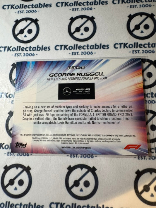 2024 Topps Chrome F1 George Russell RE-CHARGED #RECH-5 Mercedes