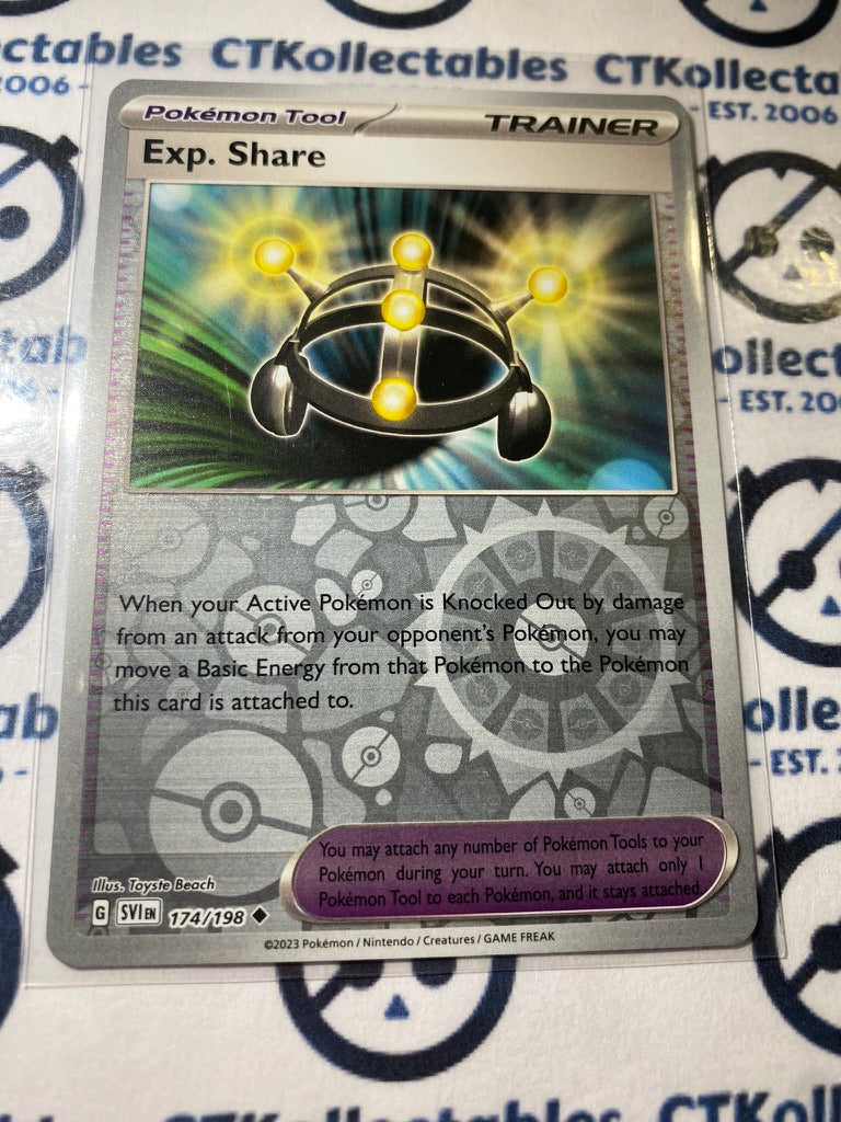 Exp. Share Reverse Holo #174/198 2023 Scarlet & Violet Pokémon TCG
