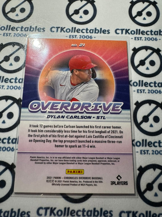 2021 Chronicles MLB Baseball Overdrive Dylan Carlson #21 St Louis