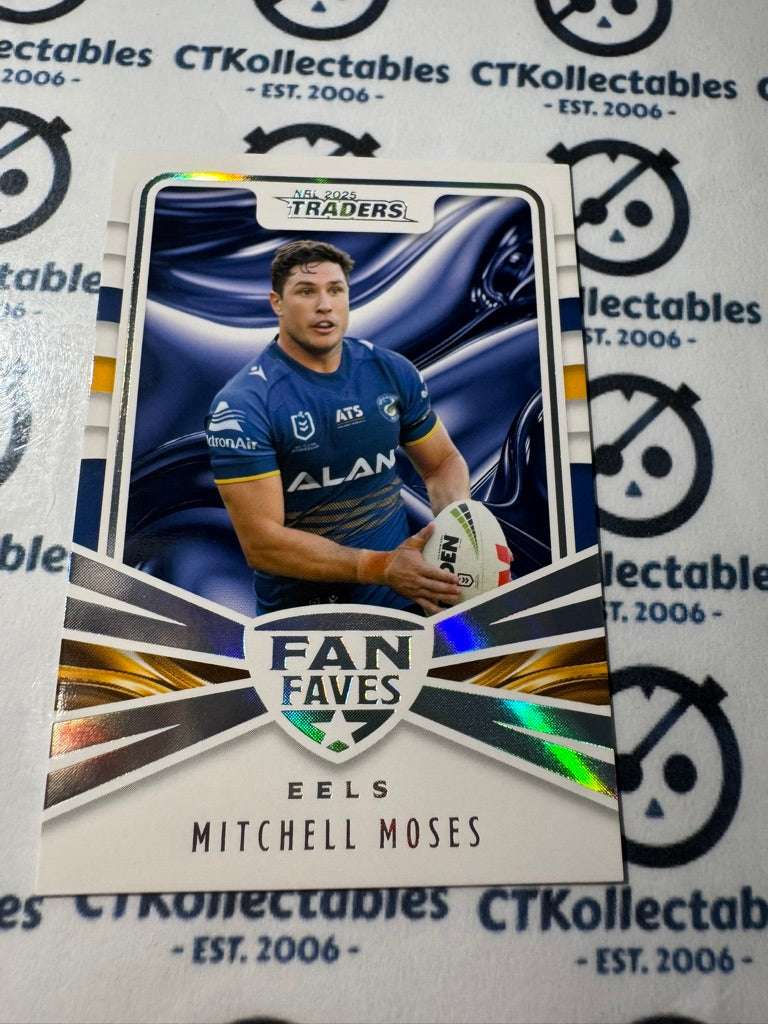 2025 NRL Traders Fan Faves FF 31 / 51 EELS MITCHELL MOSES
