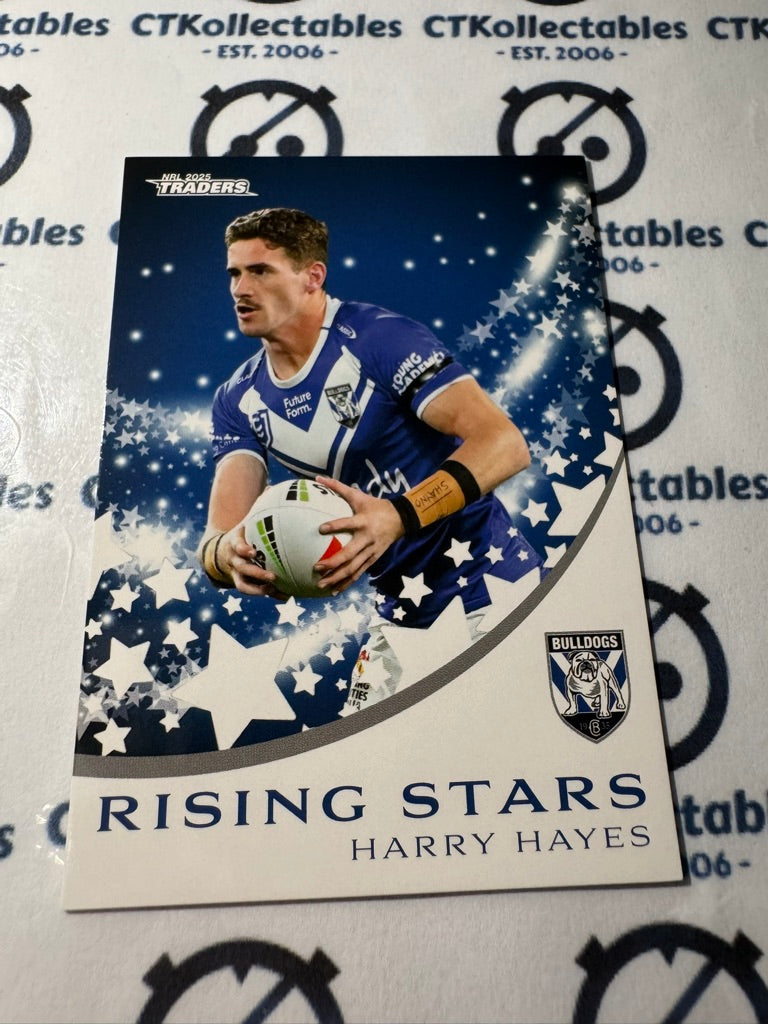2025 NRL Traders Rising Stars RS 07 / 51 BULLDOGS HARRY HAYES