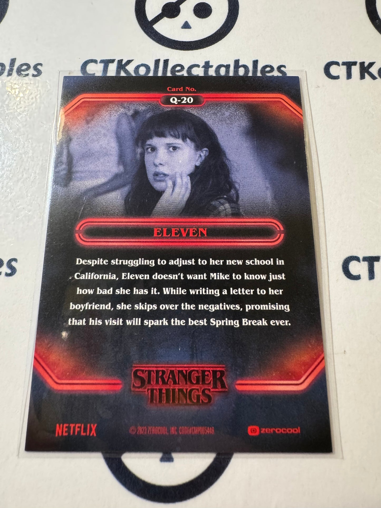 2023 Topps Stranger Things Season 4 #Q-20 Eleven Quotes