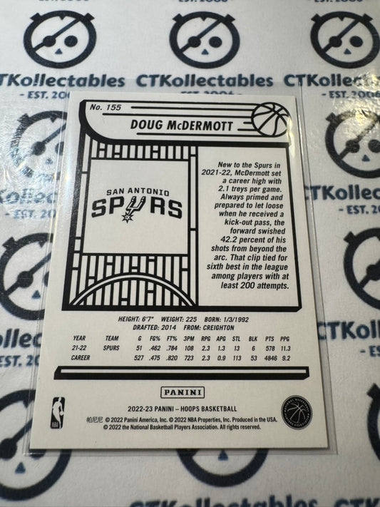 2022-23 NBA Panini Hoops Doug McDermott Neon Green #155 Spurs