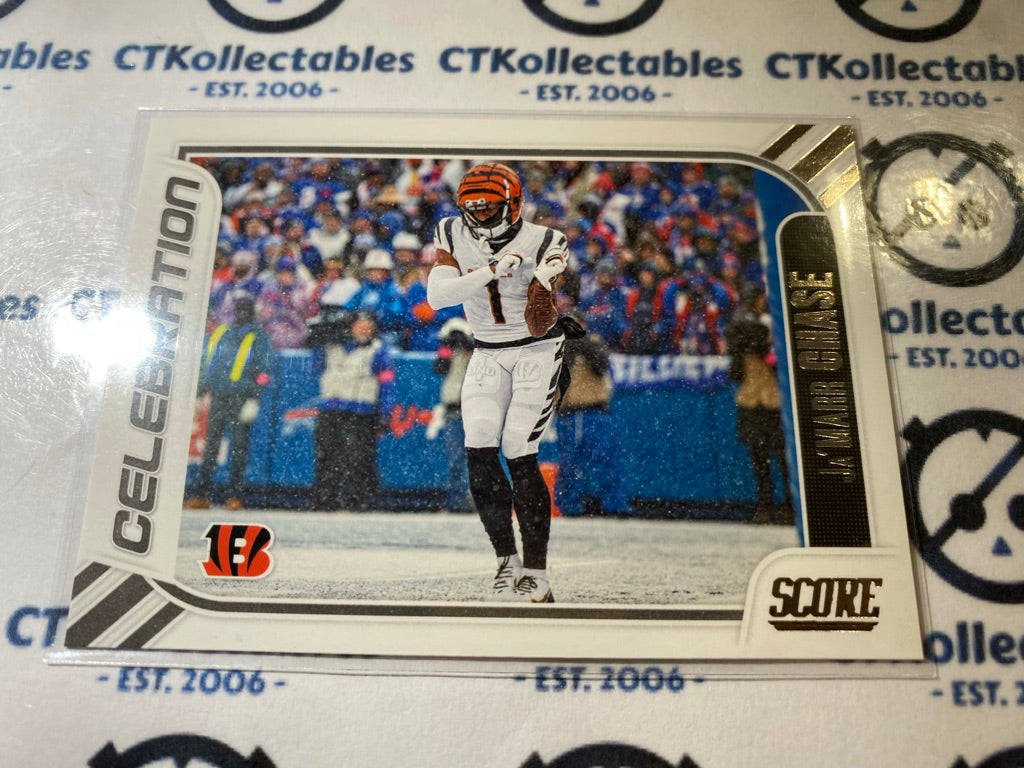 2023 NFL Panini Score Ja'Marr Chase Celebrations #8 Bengals