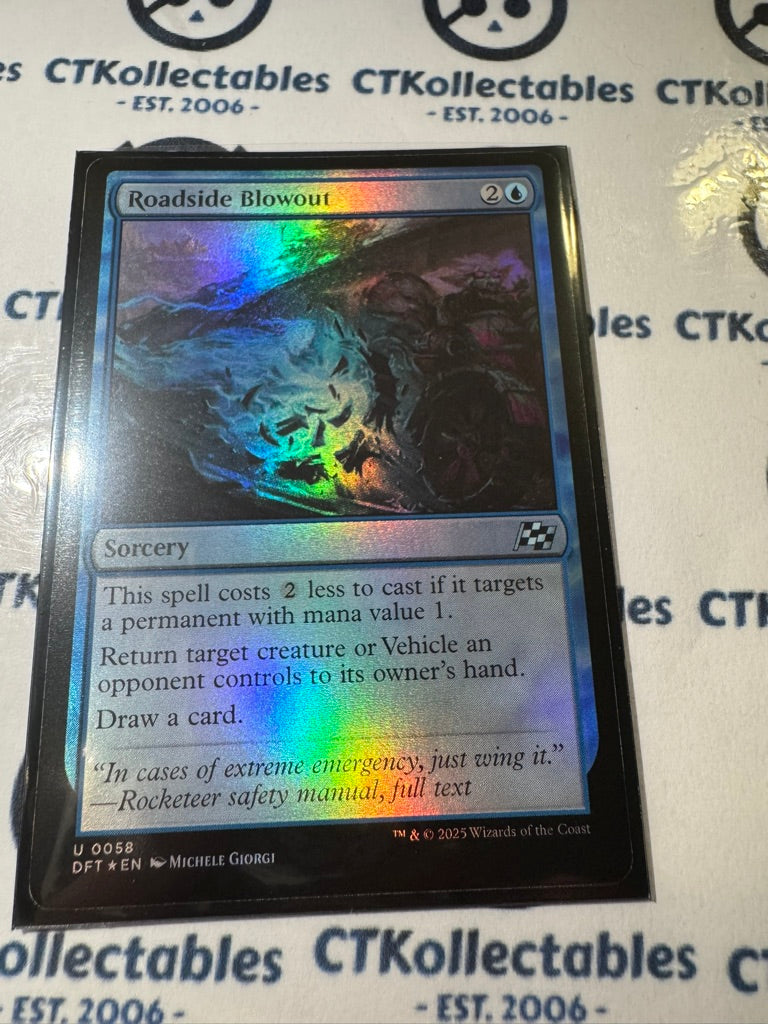 2025 Magic The Gathering AETHERDRIFT Roadside Blowout # U 0058 Foil