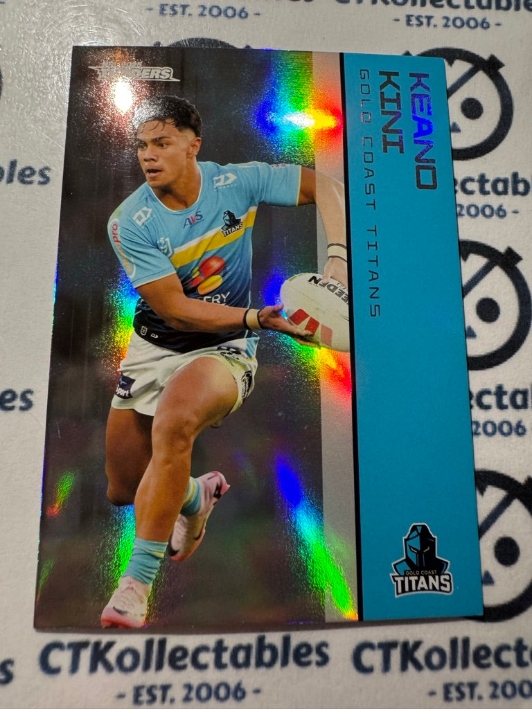 2025 NRL Traders Silver Parallel PS 054 KEANO KINI TITANS