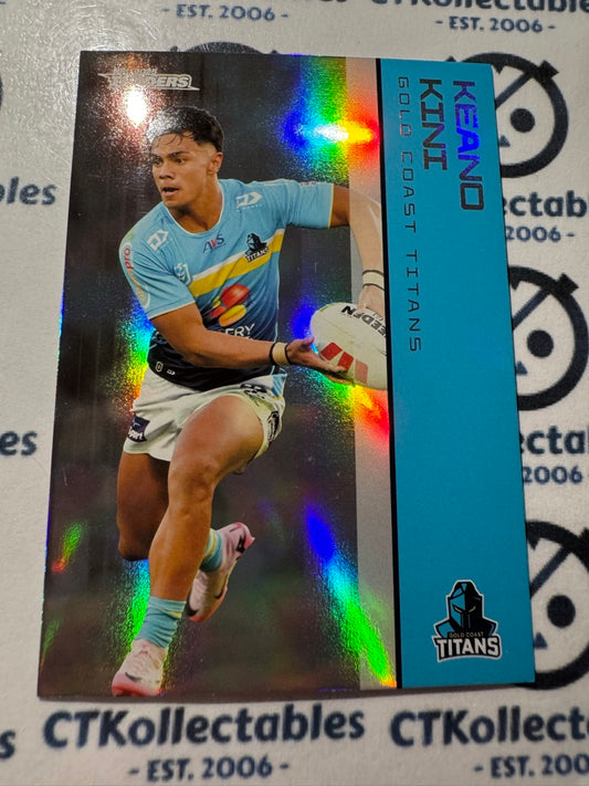 2025 NRL Traders Silver Parallel PS 054 KEANO KINI TITANS