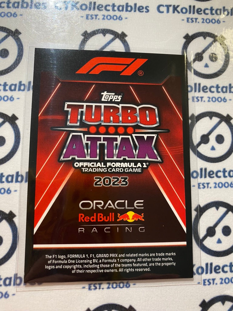 2023 Topps Turbo Attax F1 -Foil Max Verstappen Superstar #272 Oracle