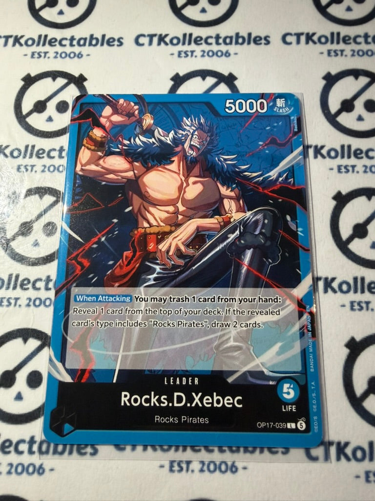 Rocks.D.Xebec Leader L OP17-039 One Piece The World's Strongest Warrior ENG
