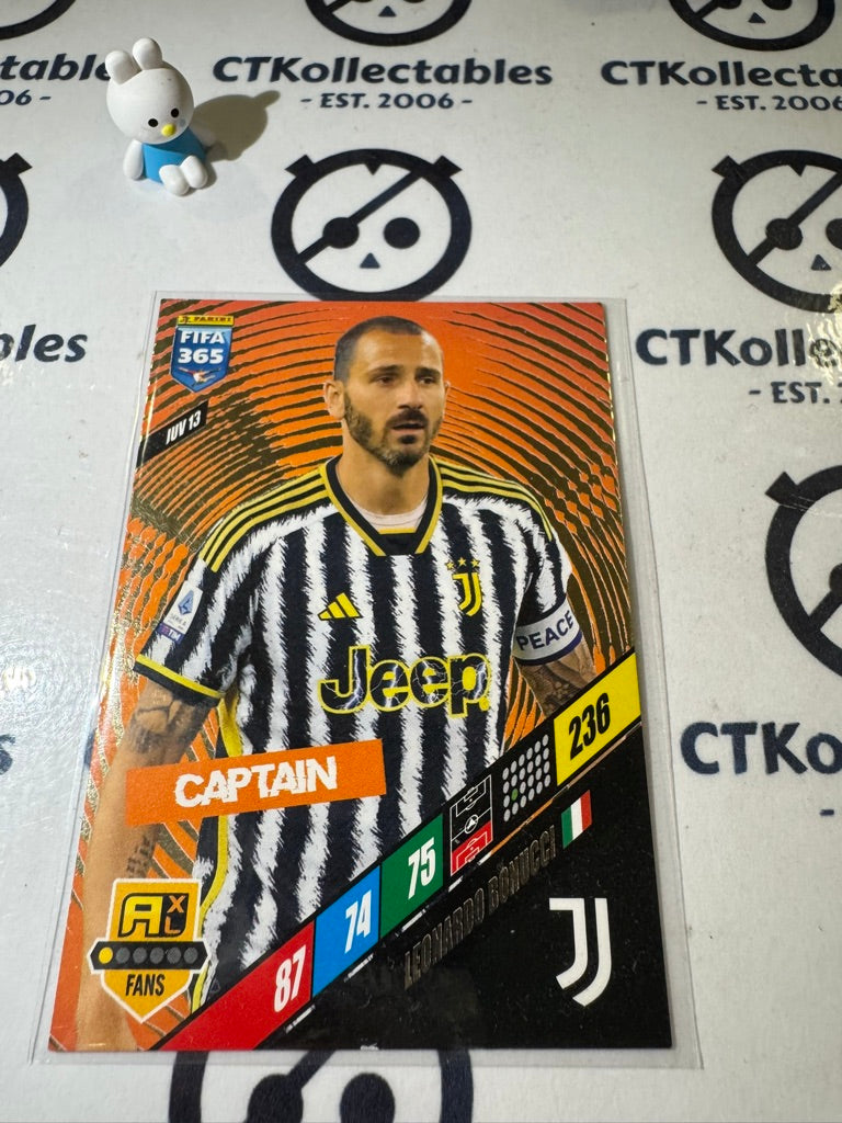 2024 PANINI ADRENALIN XL FIFA 365 LEONARDO BONUCCI #LIV 13 SOCCER CARD