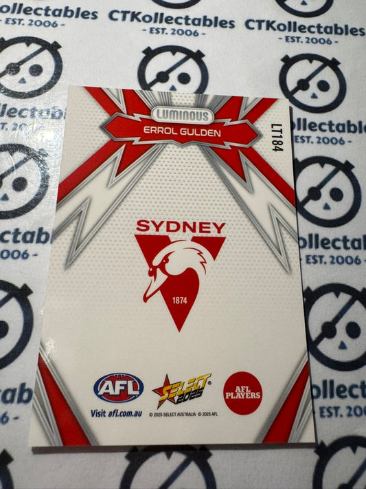 2025 AFL Footy Stars Thunderbolt LT184 Errol Gulden Swans