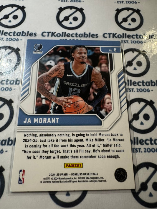 2024-25 NBA Panini Donruss Ja Morant Franchise Features #8 Memphis